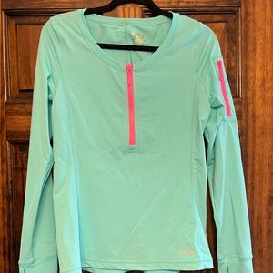 Lilly Pulitzer Workout top Long Sleeve Medium